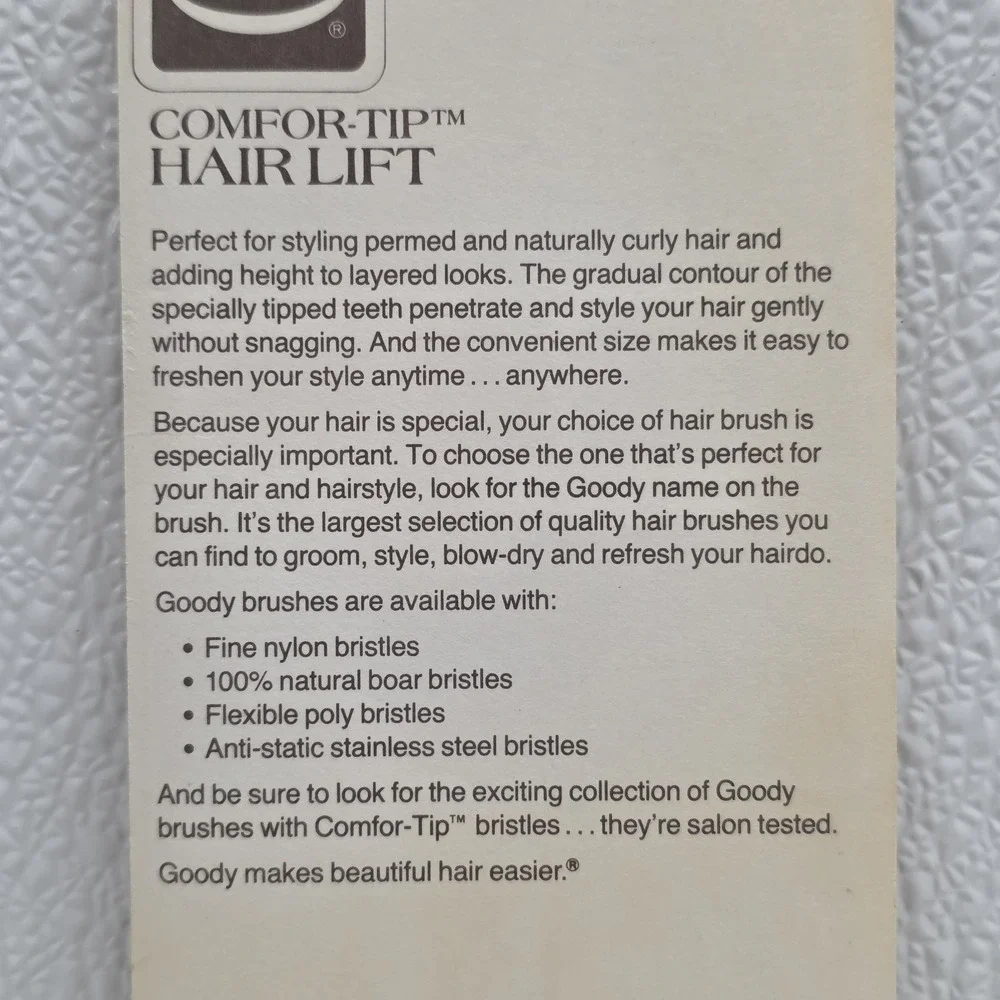 Vintage Goody Red Hair Lift Pick Metal Pins With Comfor-Tip New NOS 1982